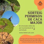 Sorteig de permisos de caça major a les RNC d’Alt Pallars i RNC de Boí